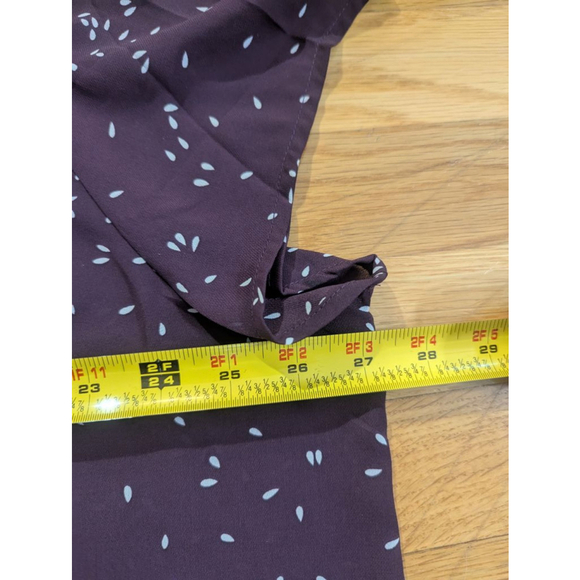 Fun2fun Popover Blouse Burgundy Short Sleeve Size 3X - Picture 8 of 11
